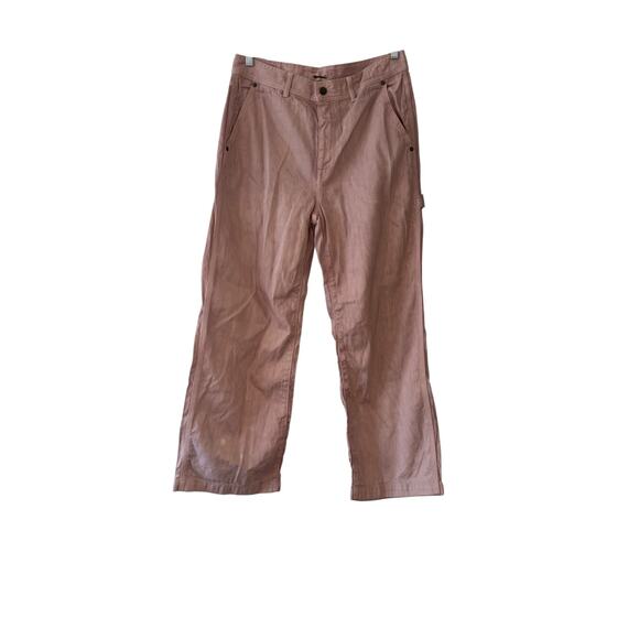 madewell dye perfect vintage wide-leg carpenter jean shaded pink np135 size 31 - Picture 3 of 8